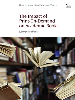 cover image of The Impact of Print-On-Demand on Academic Books